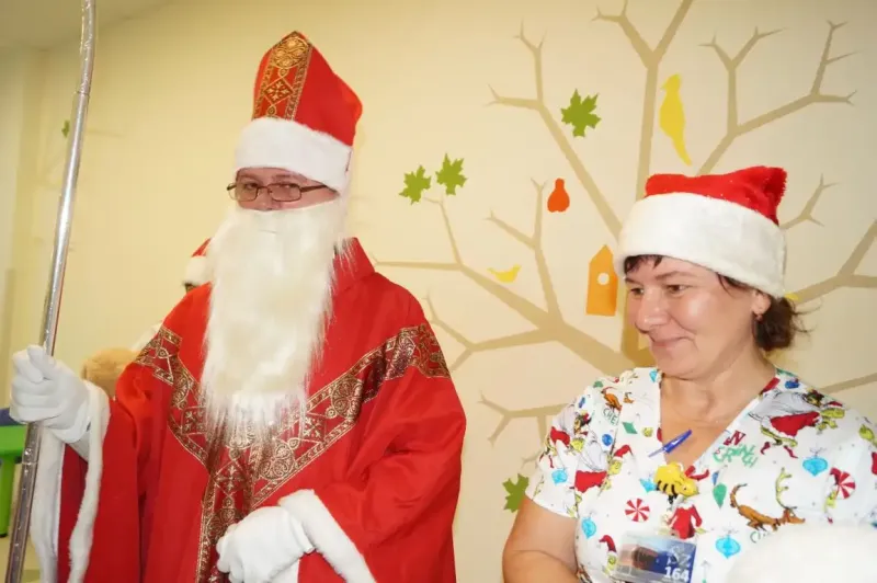 Mikołaj w Szpitalu Szczeklika!